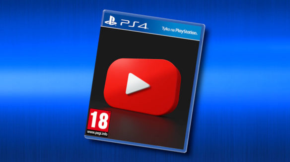 PS4 - aplikacja YouTube na płycie - PG