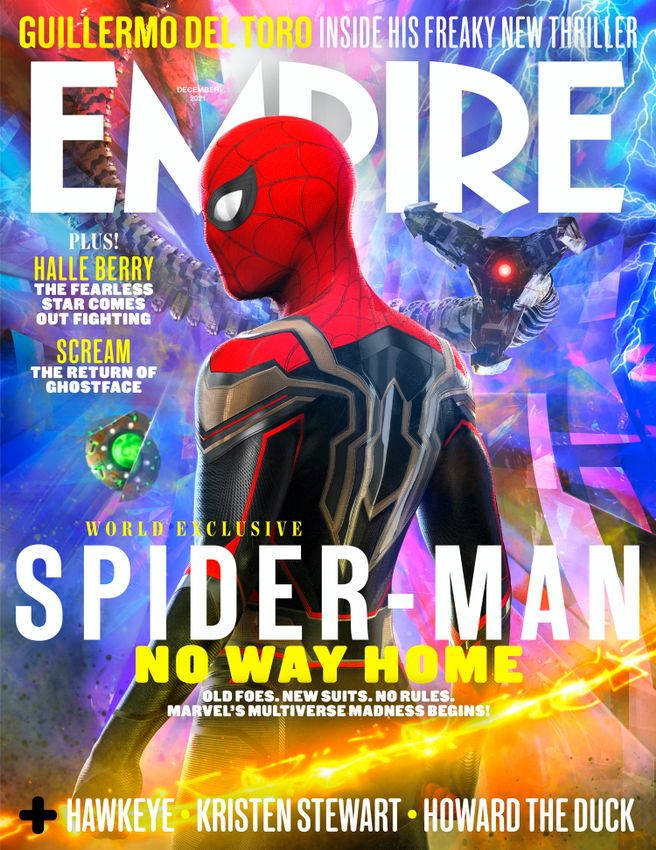 Spider-Man No Way Home - okładka magazynu Empire z nowym kostiumem Spider-Mana