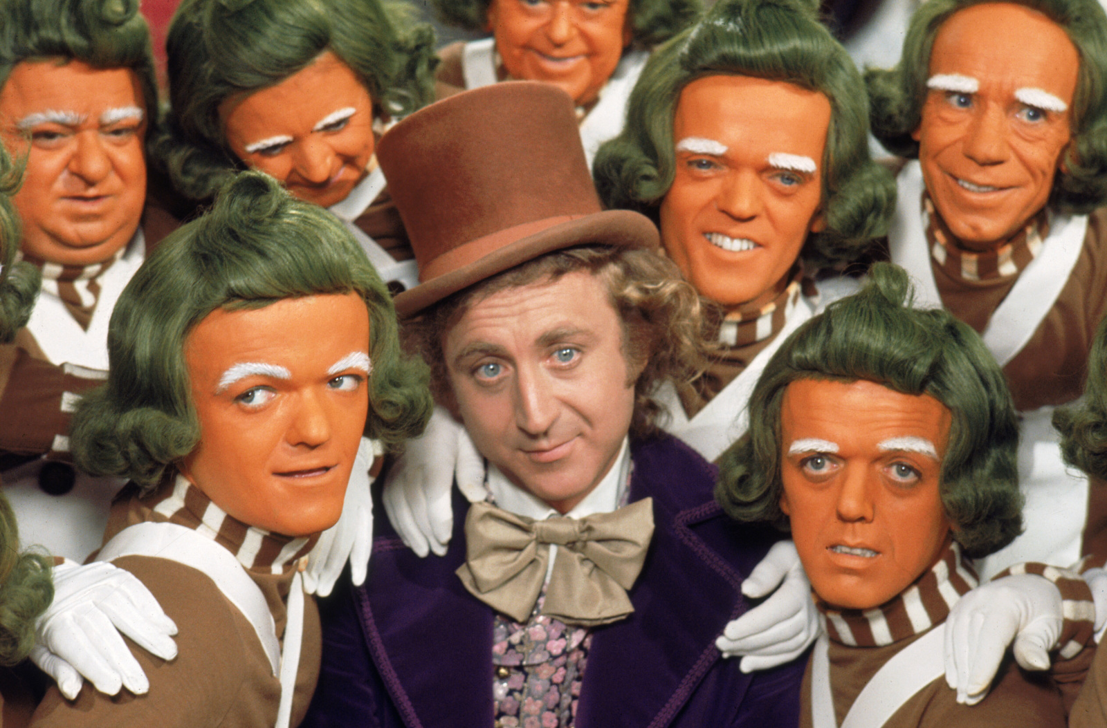 kadr z filmu Willy Wonka i Fabryka czekolady