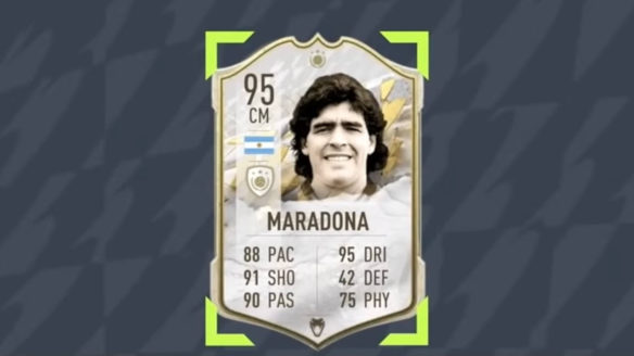 Diego Maradona FIFA 22 card - PG