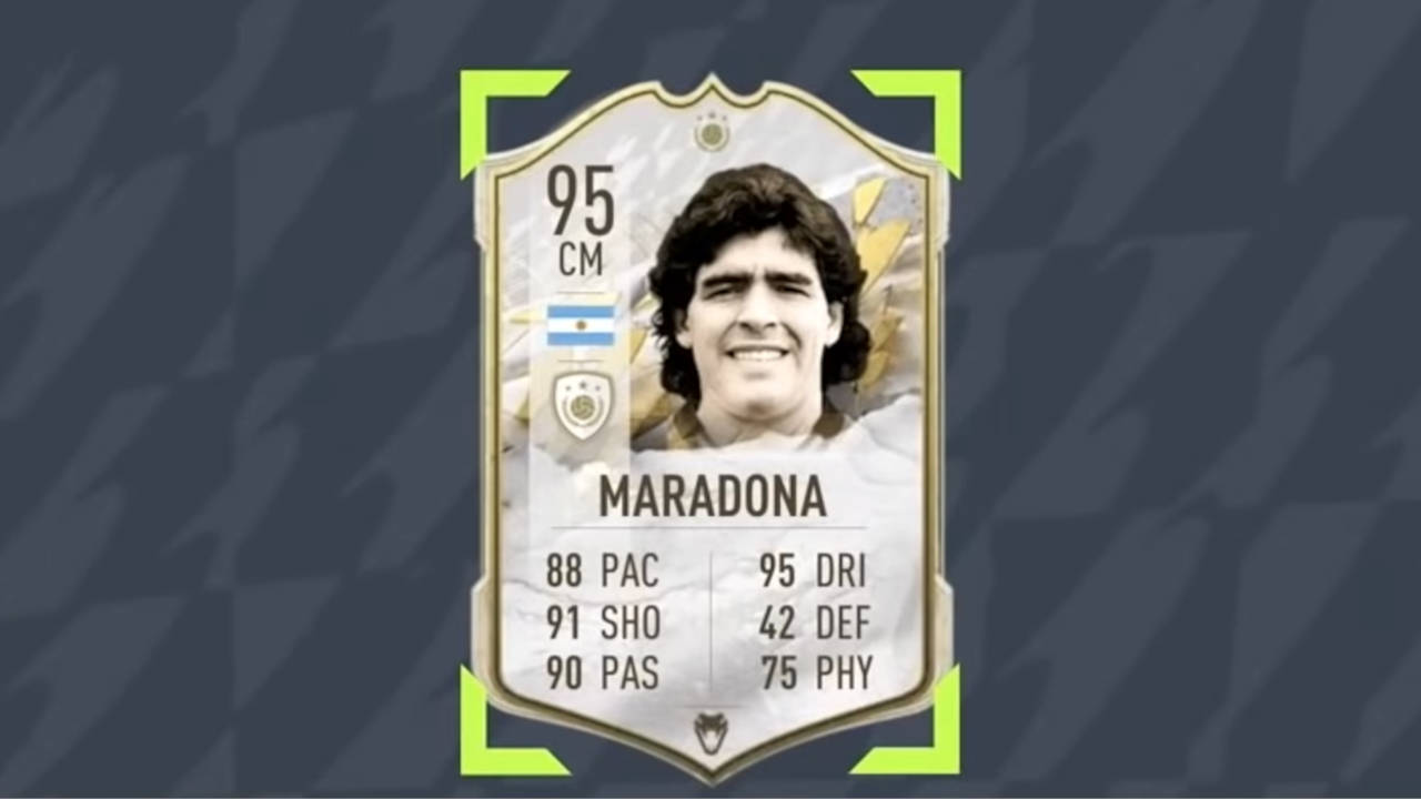 Diego Maradona FIFA 22 card - PG