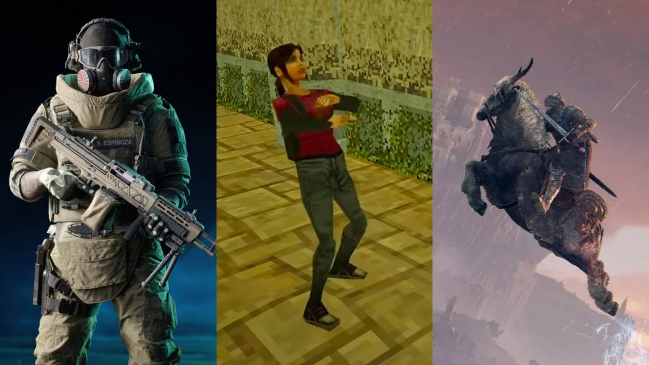 Żołnierz z karabinem z Battlefield 2042, Ellie tańczy w demake'u The Last of Us, bohater Elden Ring leci na kozie