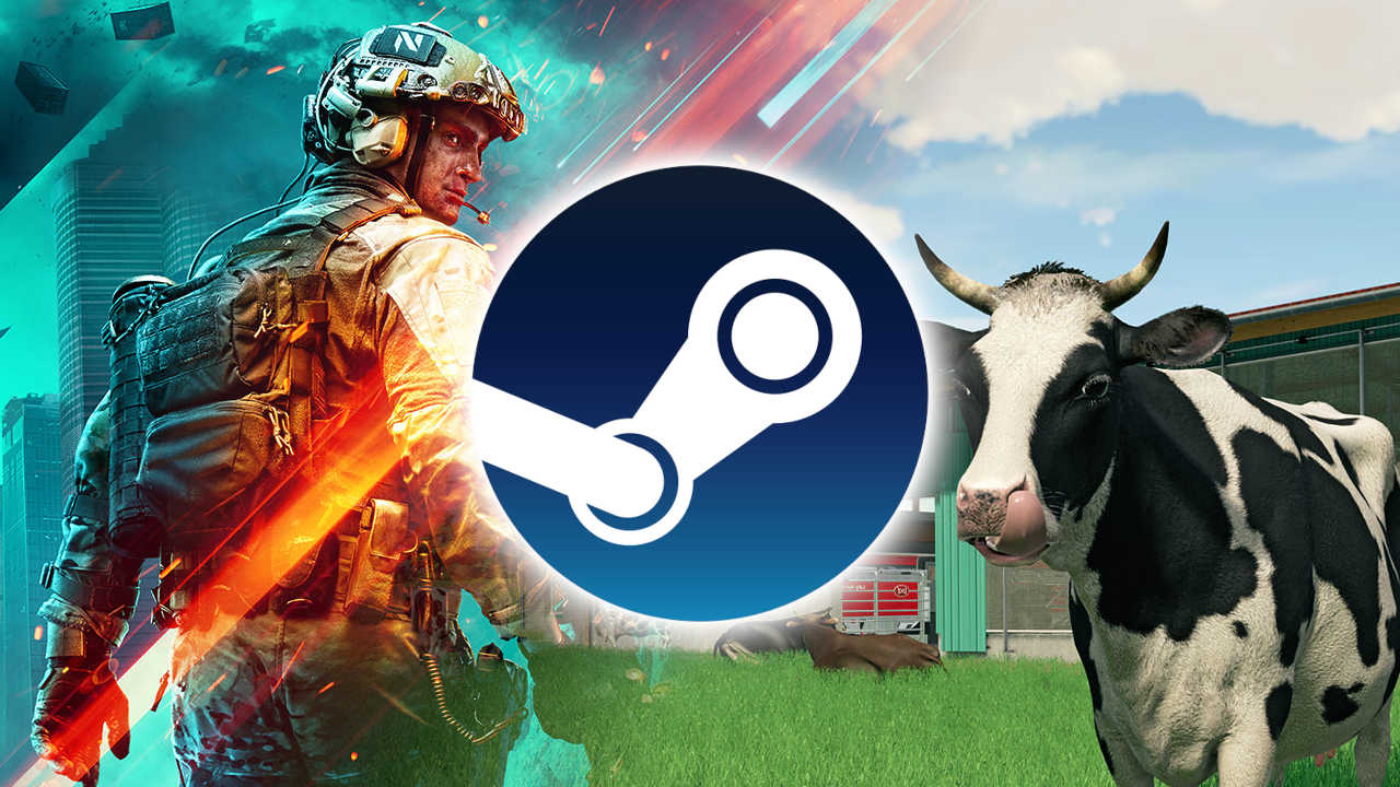 Kombajny i krowy wygrały z Battlefield 2042 na Steamie