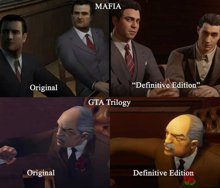 GTA The Trilogy The Definitive Edition - Mafia - meme - PG