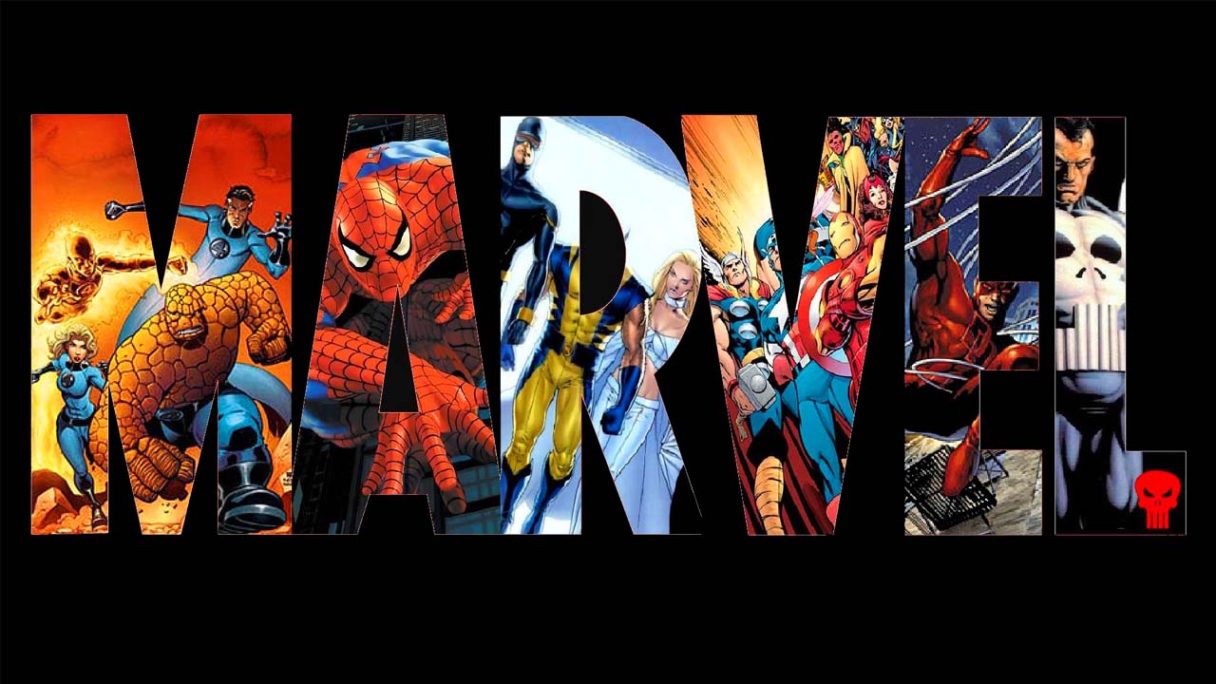 Marvel - grafika z logo