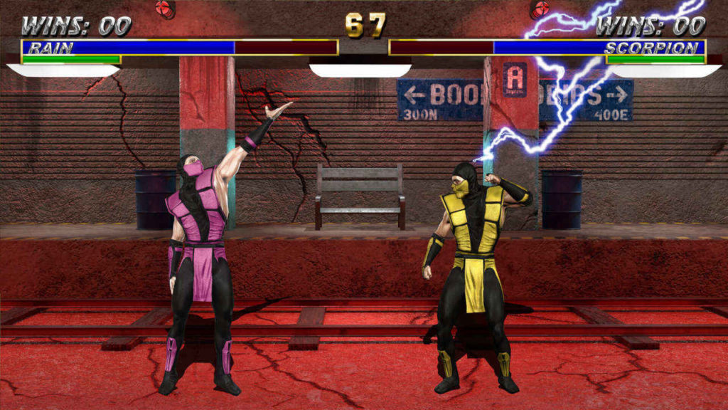 Mortal Kombat Rain vs Scorpion