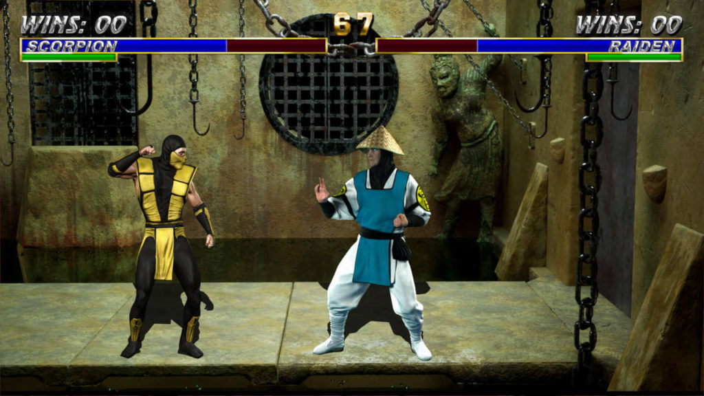 Mortal Kombat - Scorion vs Raiden