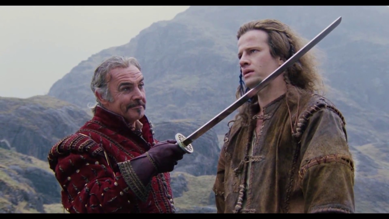 kadr z filmu Nieśmiertelny (Highlander)
