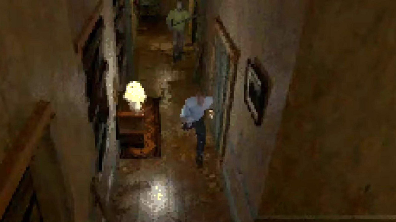 Resident Evil 7 jak na PS1 - zrzut ekranu