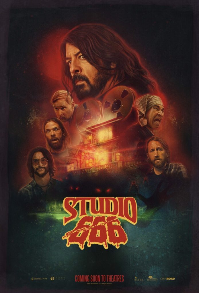 Plakat zapowiedzianego filmu Studio 666 współtworzonego przez Foo Fighters