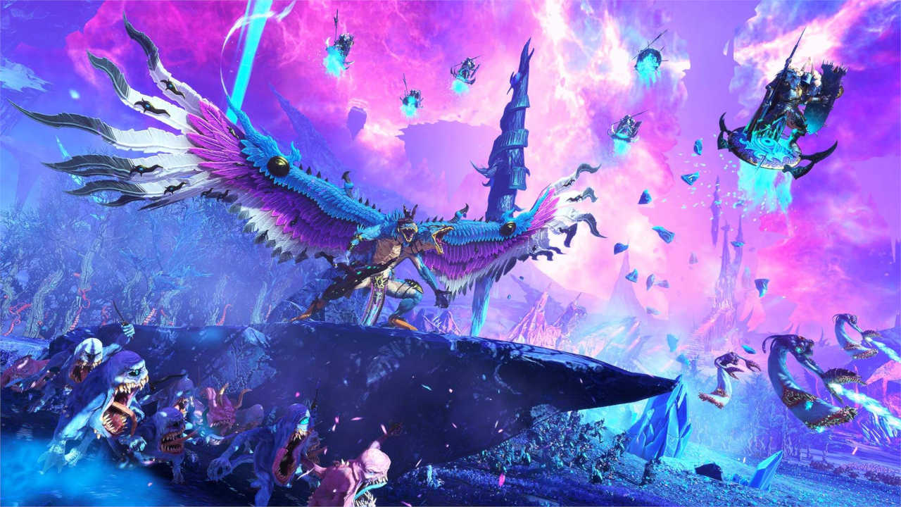 Total War Warhammer III - ogromny potwór ze skrzydłami - PG