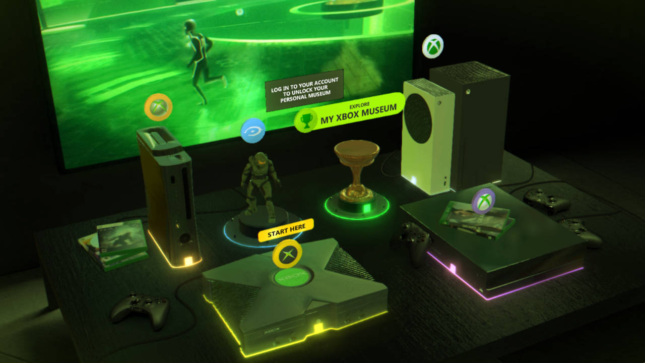 Xbox 20th Anniversary - muzeum - menu - PG