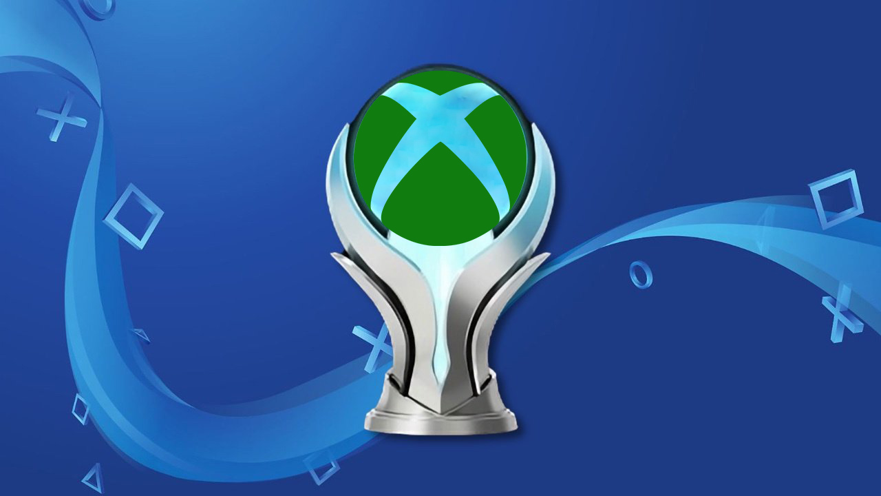 Platynowe trofeum z logo Xbox