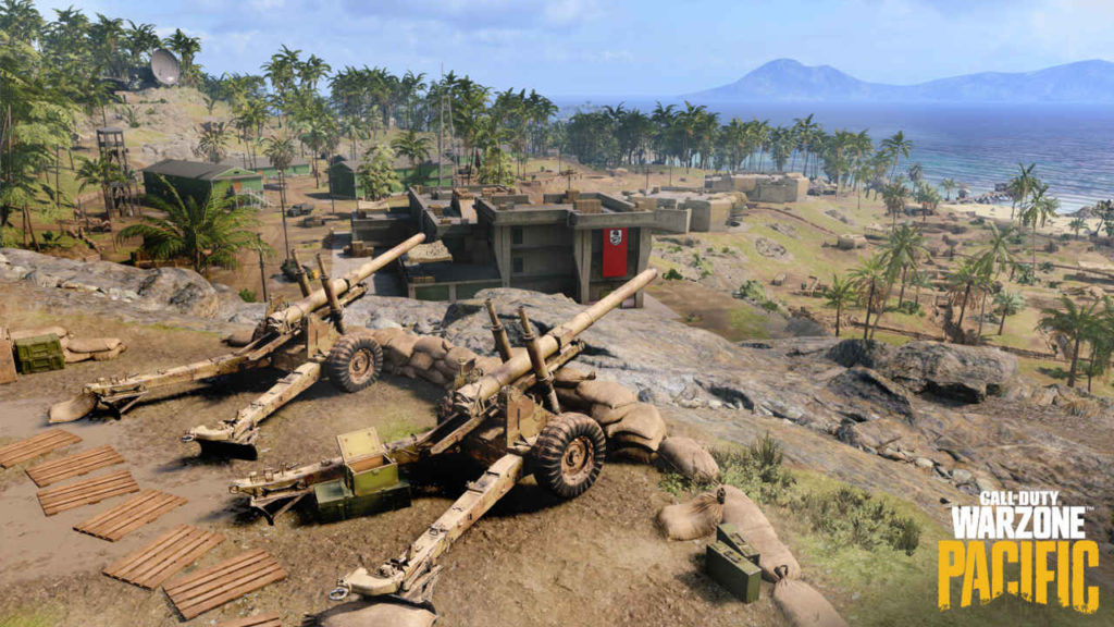 Call of Duty Warzone Pacific - Caldera - armaty