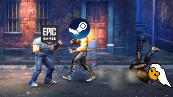epic games store vs steam vs gracze