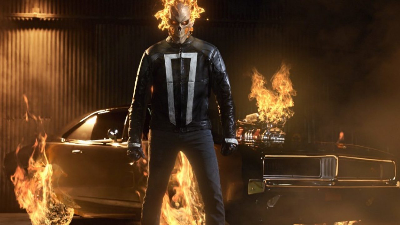 Gabriel Luna jako Ghost Rider w serialu Agenci T.A.R.C.Z.Y.