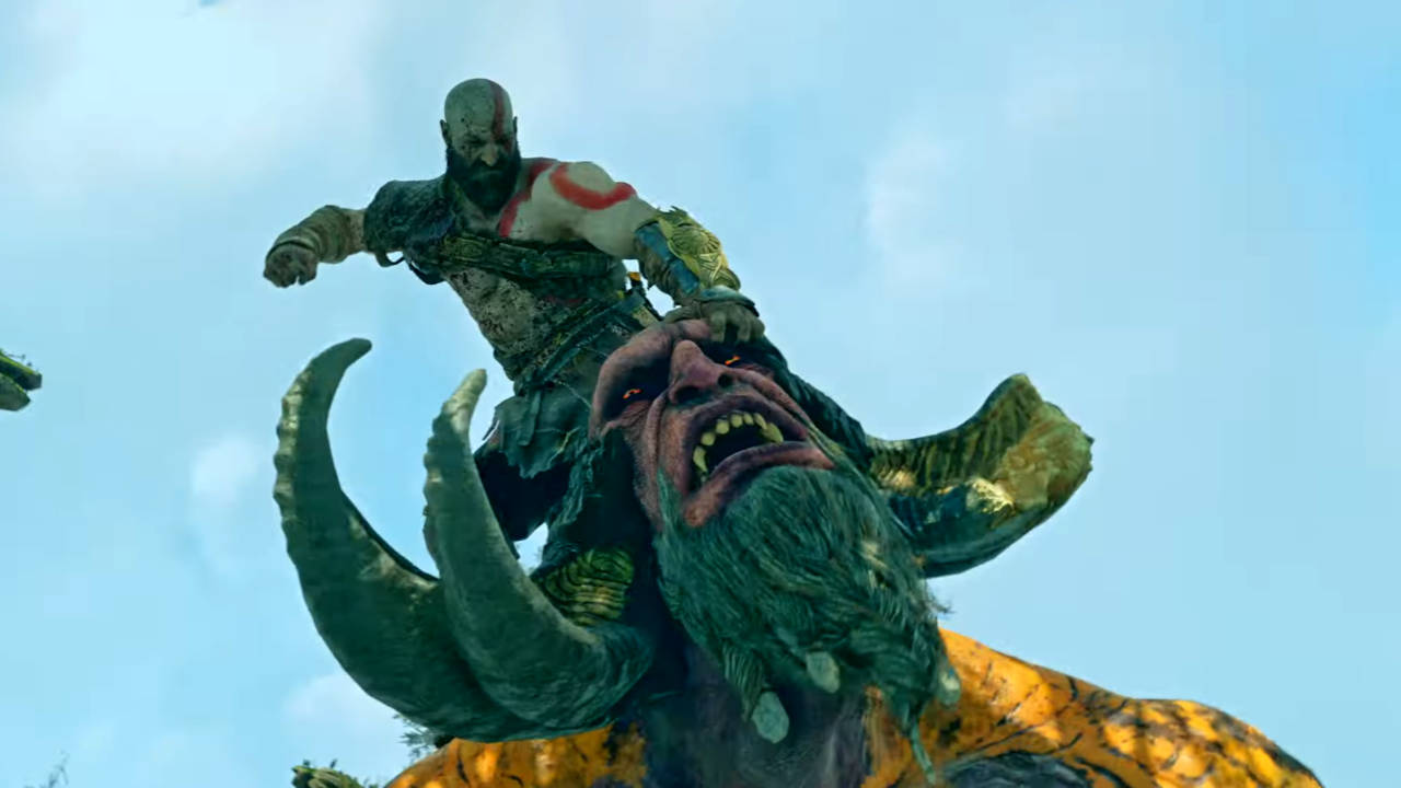 God of War na PC - Kratos - walka z bossem - PG