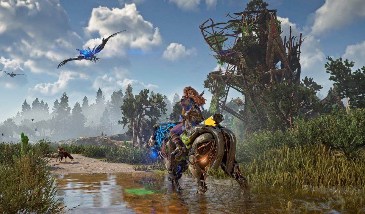 horizon forbidden west w wersji na ps4