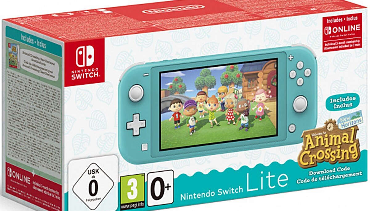 Nintendo Switch Lite z Animal Crossing: New Horizons taniej