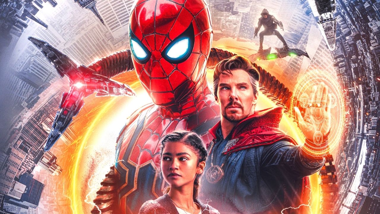 fragment plakatu promującego film Spider-Man: Bez drogi do domu