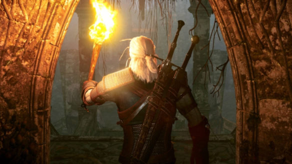 Wiedźmin 3 HDRP NextGen - Geralt wchodzi do jaskini