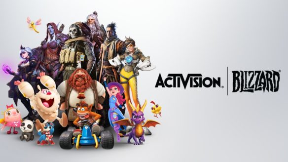 activision blizzard logo i postacie