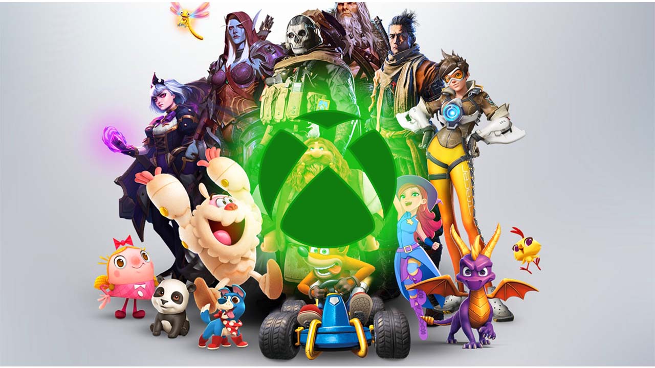 Marki Activision Blizzard z logo Xbox