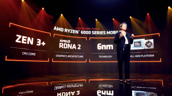 AMD - ryzen 6000 series mobile - infografika