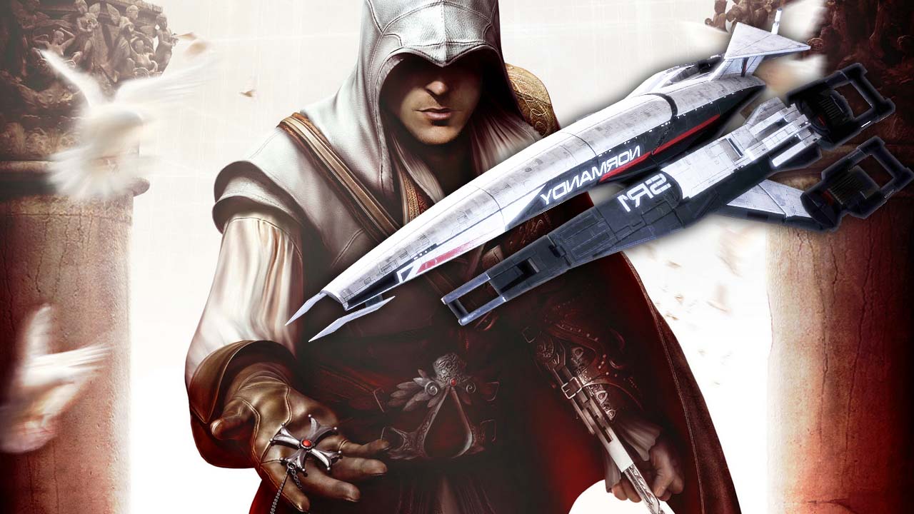 Assassin's Creed 2 i statek Normandy z Mass Effect
