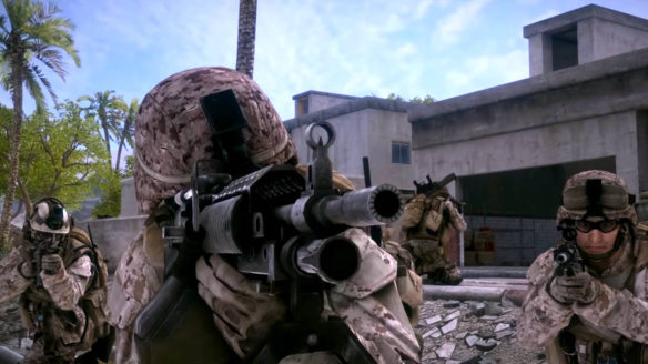 Battlefield 3 - reality mod - kadr ze zwiastuna - żołnierze przygotowują się do ataku