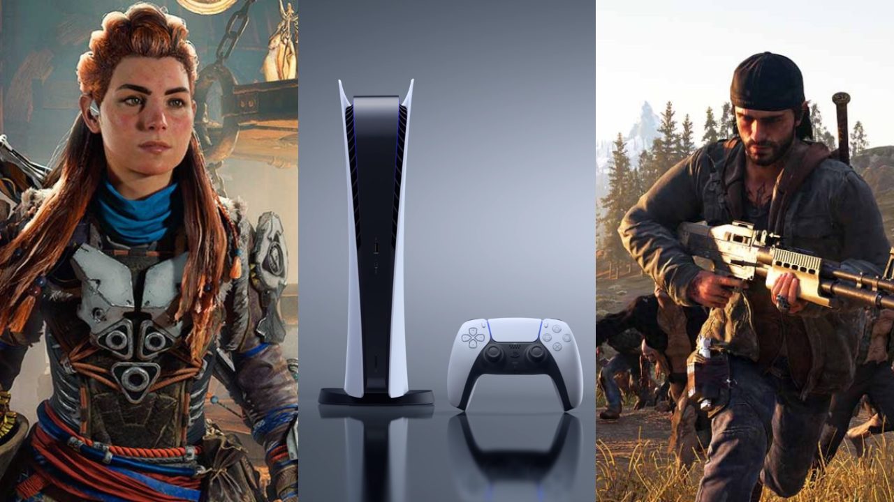 Aloy z Horizon Forbidden West, konsola PS5 Digital, główny bohater z Days Gone