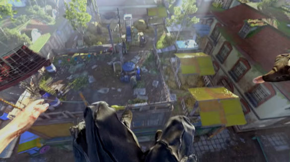 Dying Light 2 - Aiden skacze z dachu na dach