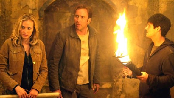 Diane Kruger, Nicolas Cage i Justin Bartha w filmie Skarb narodów