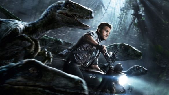fragment plakatu filmu Jurassic World, który znalazł się na liście "Netflix - usuwane filmu / luty 2022"