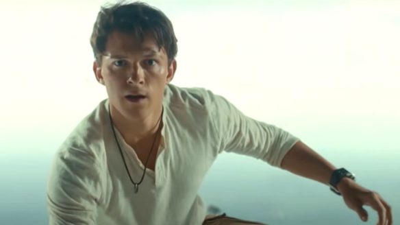 Tom Holland jako Nathan Drake w filmie Uncharted