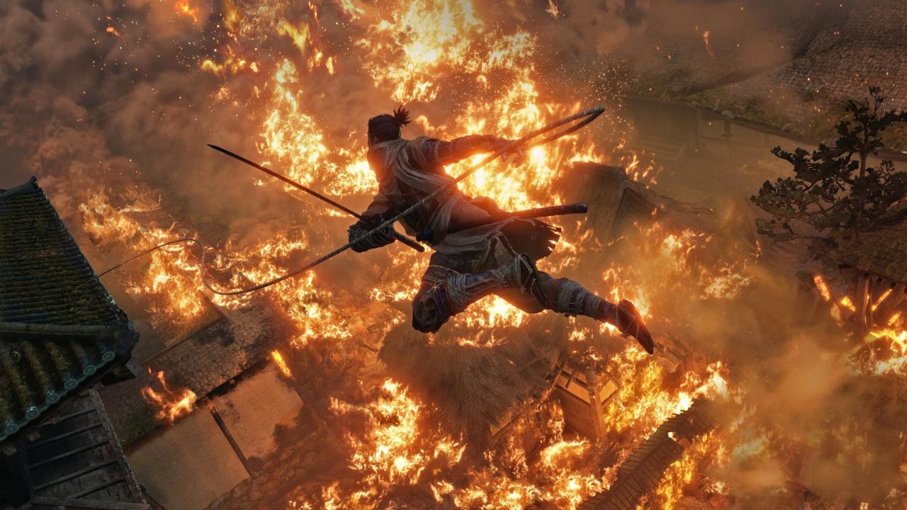 sekiro shadows die twice Płomienie i bohater