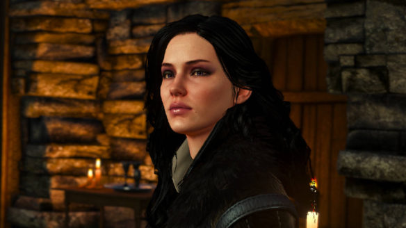 Wiedźmin 3 Dziki Gon - mod Pretty Yen - Yennefer w poprawionym makijażu