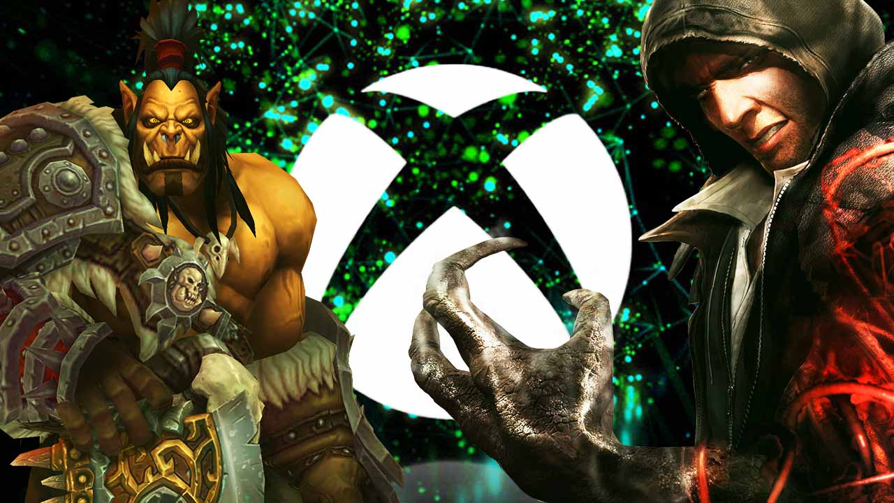 Logo Xbox i gry Activision Blizzard