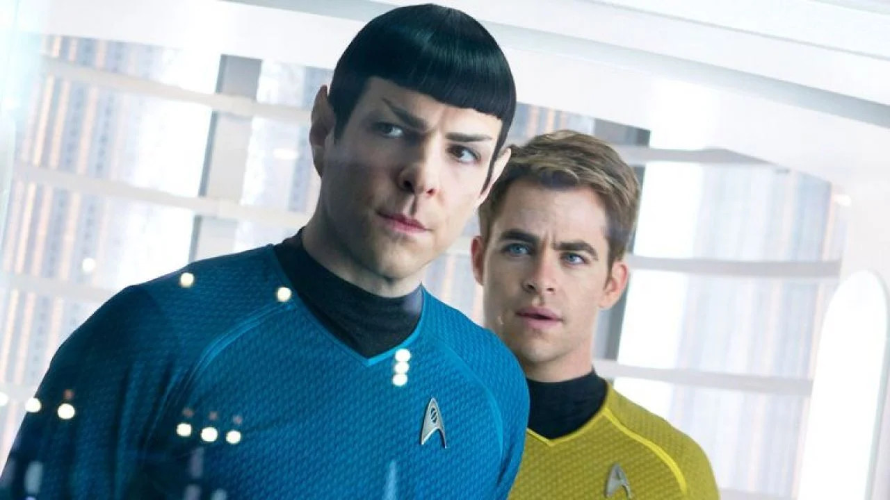 Zachary Quinto i Chris PIne w którymś Star Treku