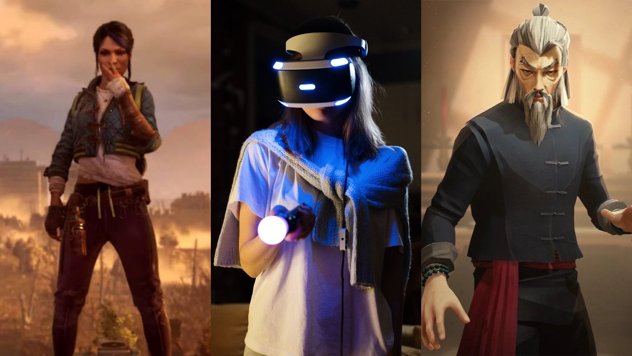 Lawan z Dying Light 2, dziewczyna gra na PS VR i starzec karate z Sifu