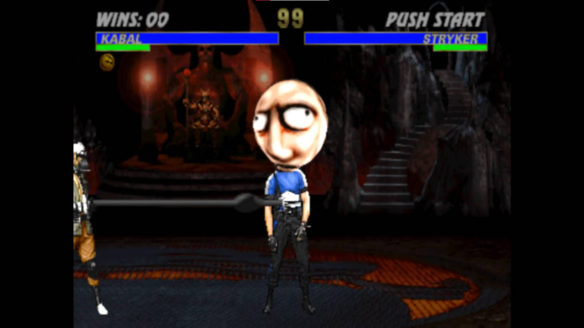 Mortal Kombat III - fatality Kabal vs Stryker