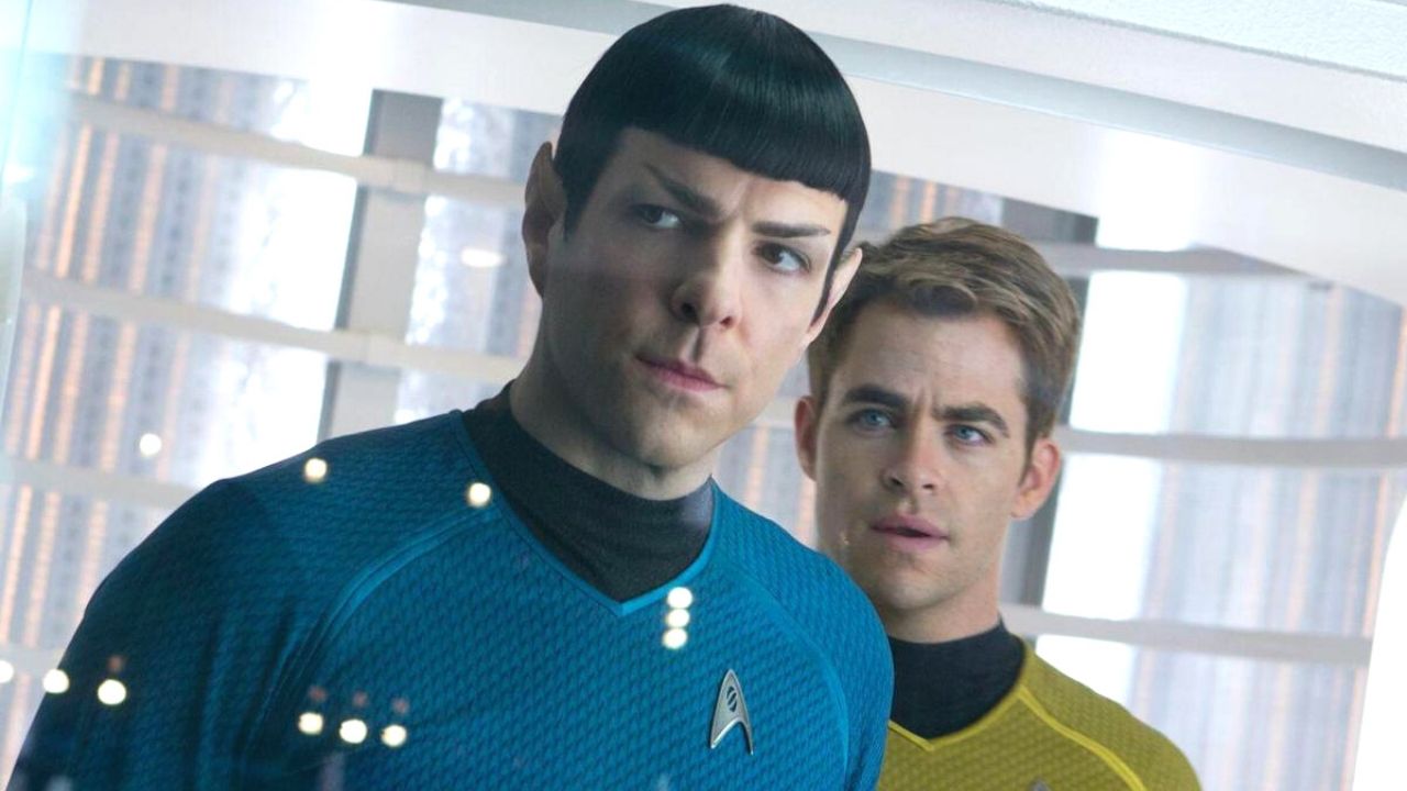 Zachary Quinto i Chris Pine w Star Trek