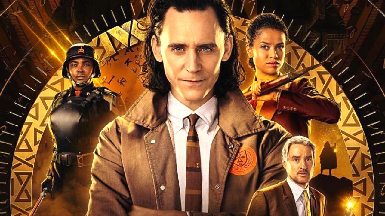 fragment plakatu serialu Loki