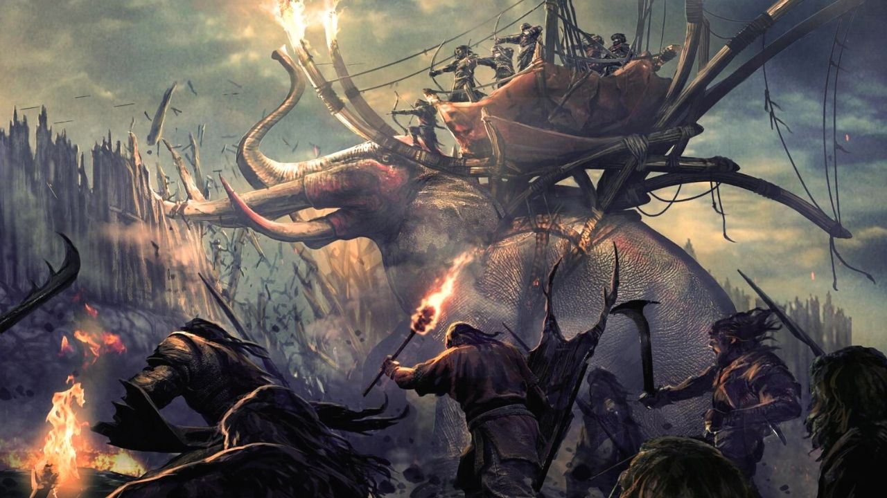 grafika koncepcyjna z filmu The Lord of the Rings: The War of the Rohirrim