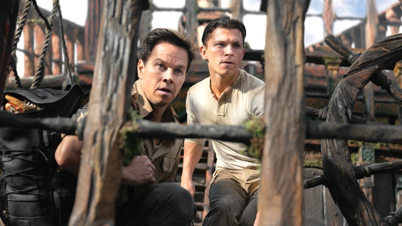 Mark Wahlberg i Tom Holland w filmie Uncharted