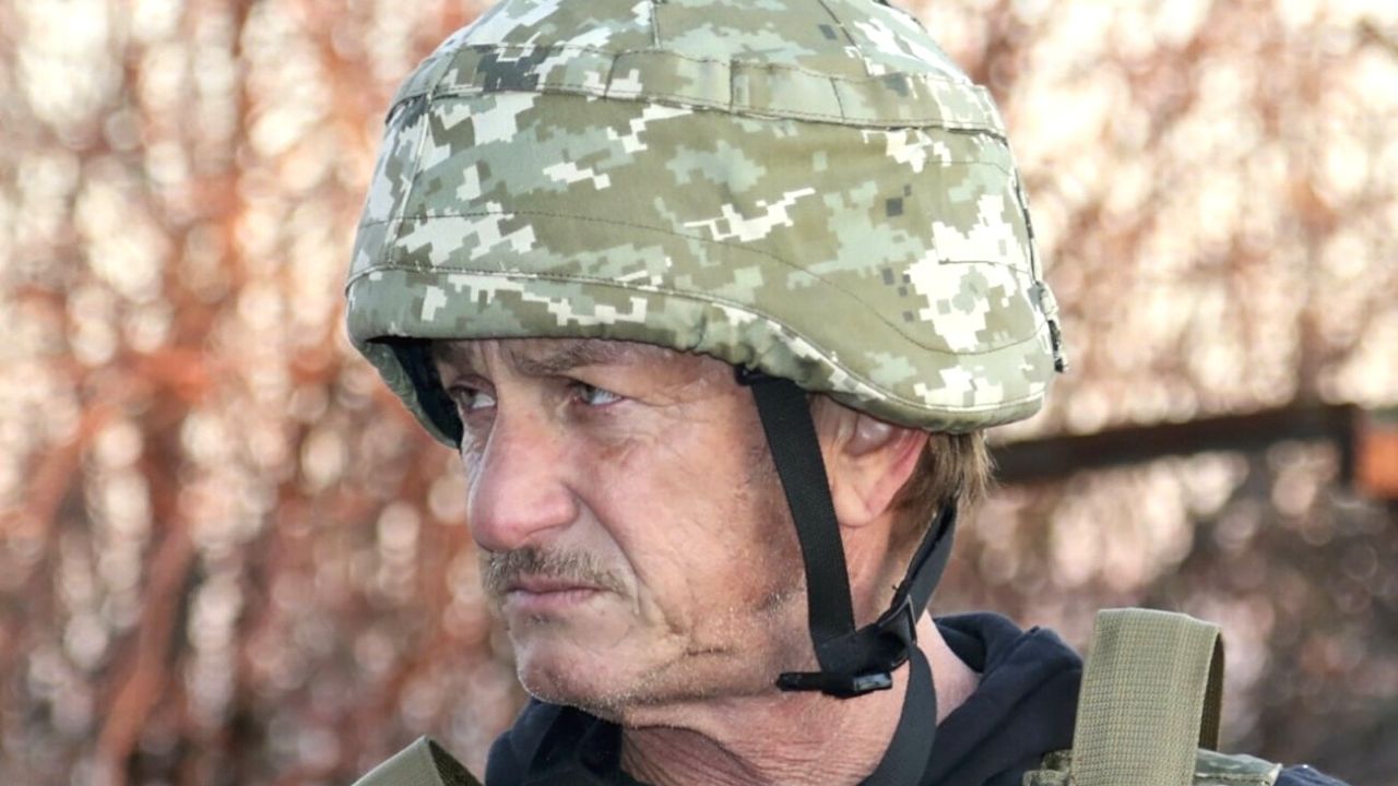 Sean Penn na Ukrainie