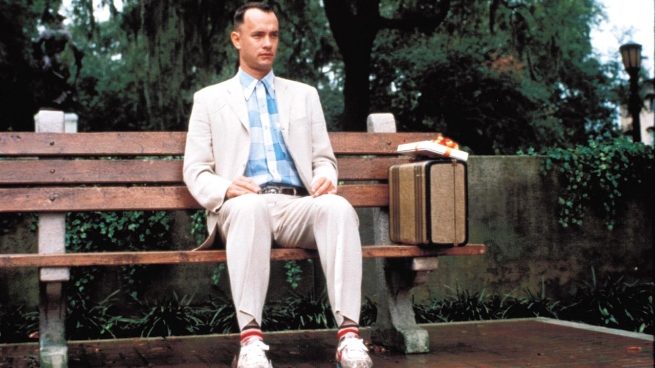 Tom Hanks w filmie Forrest Gump