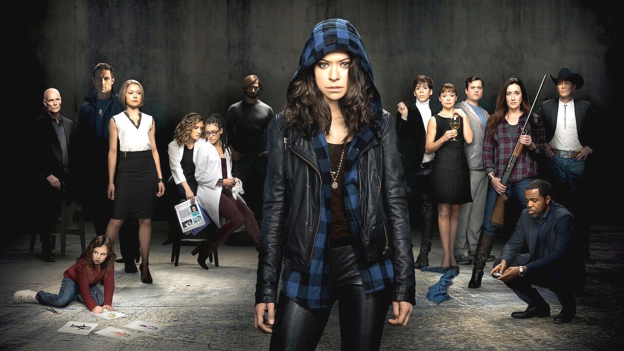 grafika promująca serial Orphan Black