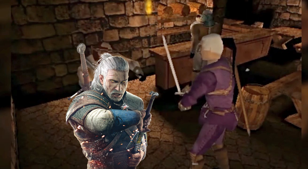 Wiedźmin Geralt i gra z 1997 roku