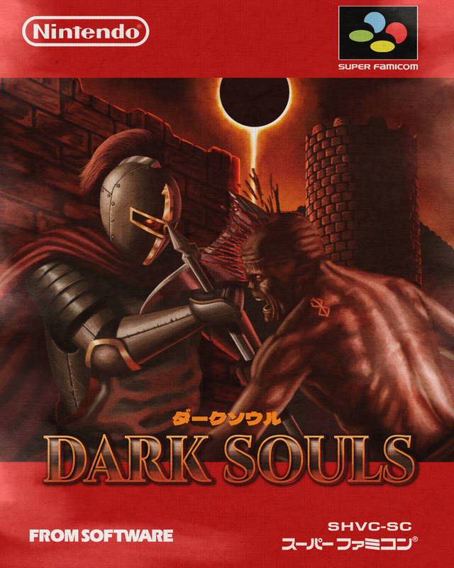 Retro okładki gier - Dark Souls
